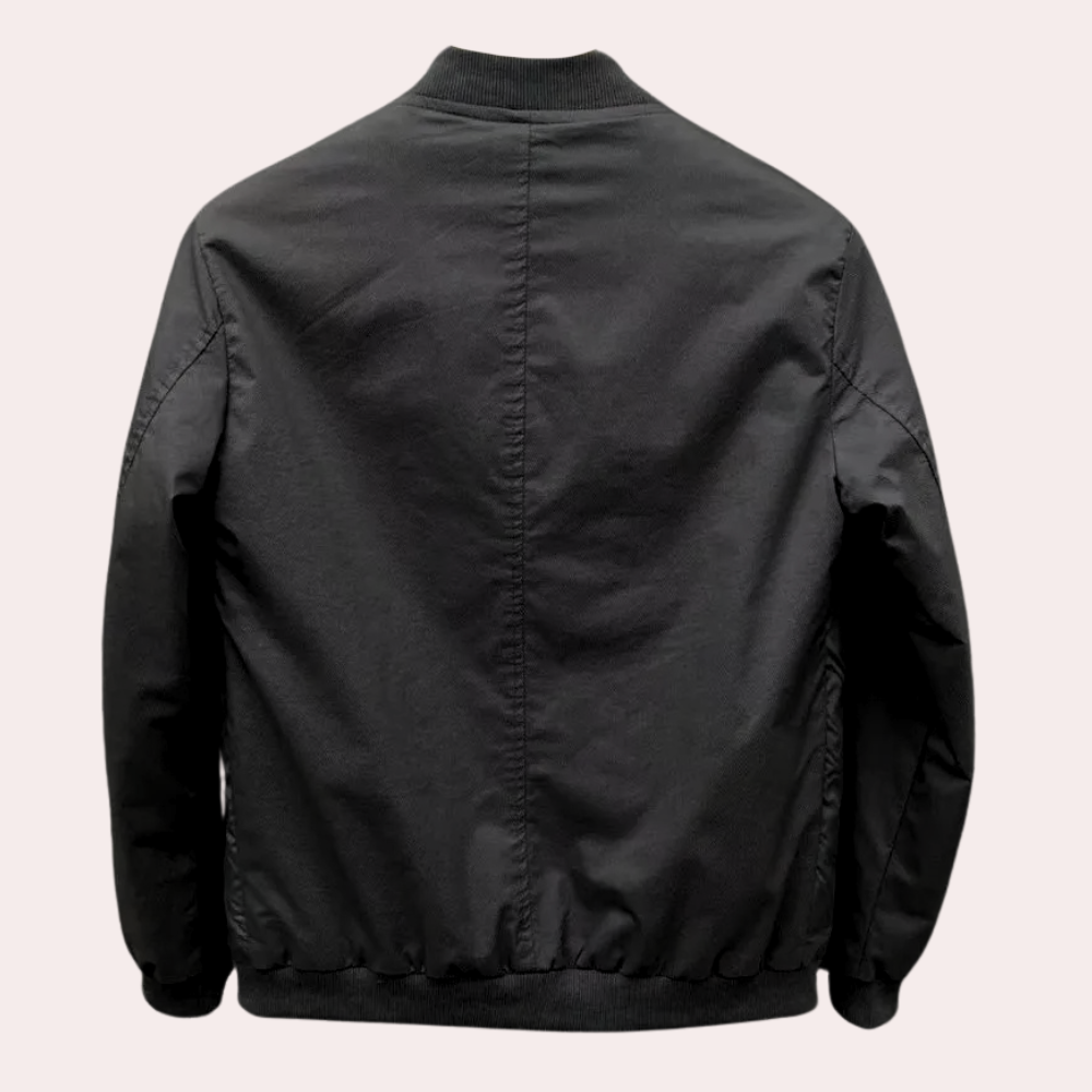 Black Modern Coat for Men - Elliot-S-The Livary