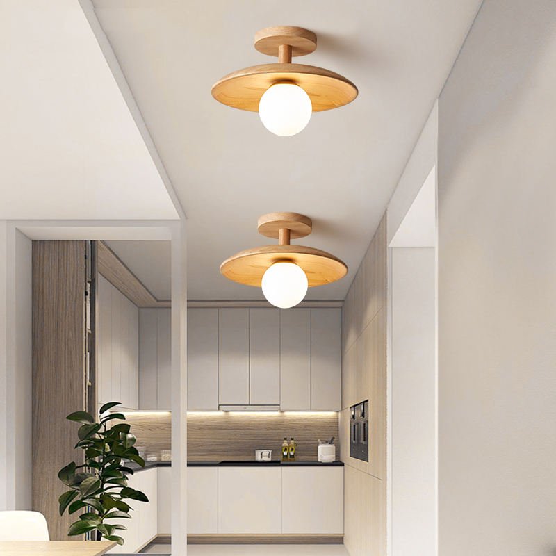 Stylish Japanese Ceiling Lamp - ZenGlow-The Livary
