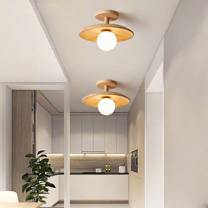 Stylish Japanese Ceiling Lamp - ZenGlow-The Livary