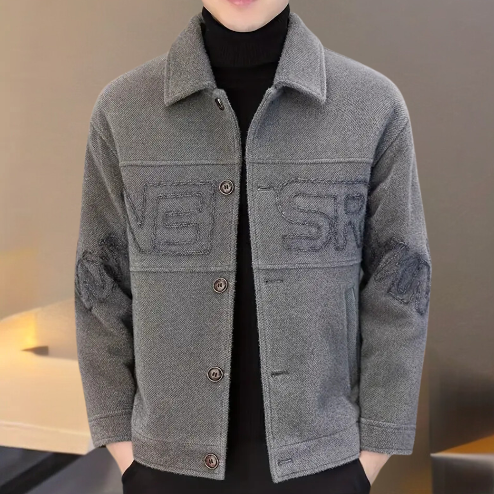 Luxury Men's Coat with Timeless Class - Bastien-Grey-S-The Livary