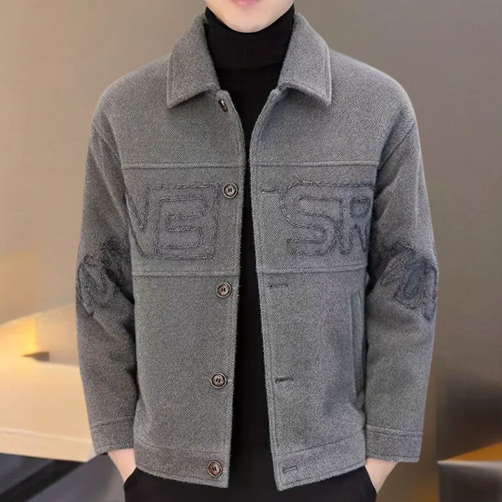 Luxury Men's Coat with Timeless Class - Bastien-Grey-S-The Livary