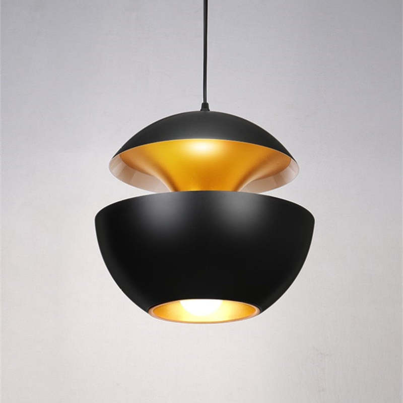Modern LED Pendant Lamp - AstraGlow-Black-Small (9.84 in)-The Livary