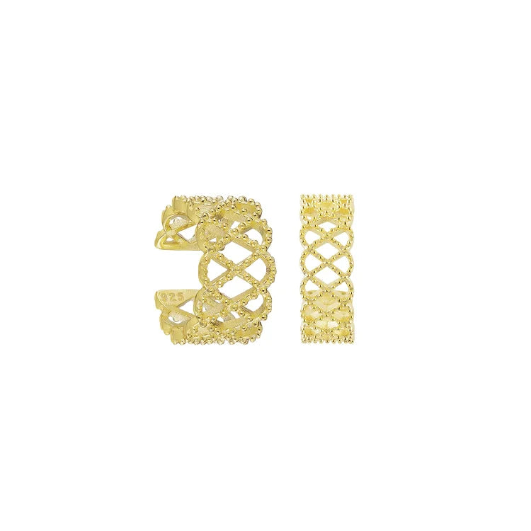 Stylish Earcuff - Lunara-Gold-The Livary