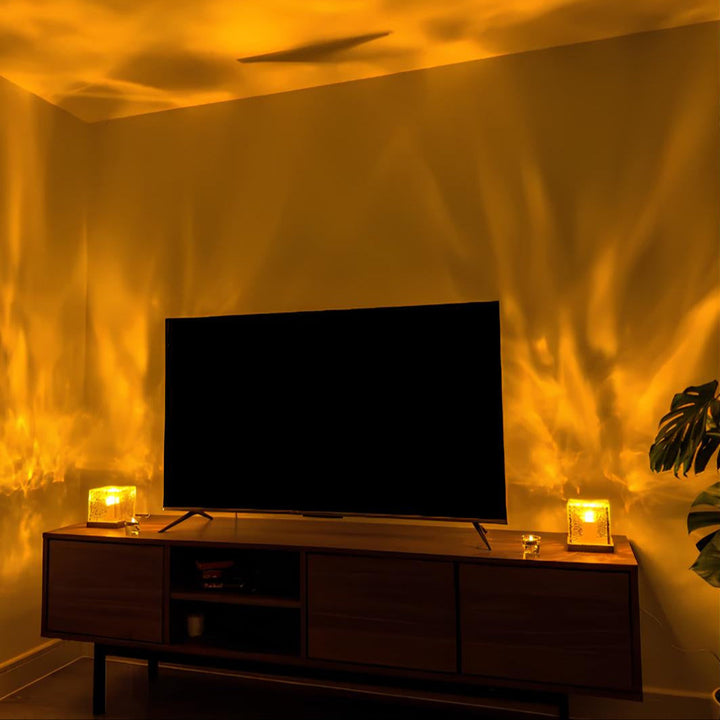 Noorderlicht Prisma Lamp - Borealis Cube-Medium-The Livary