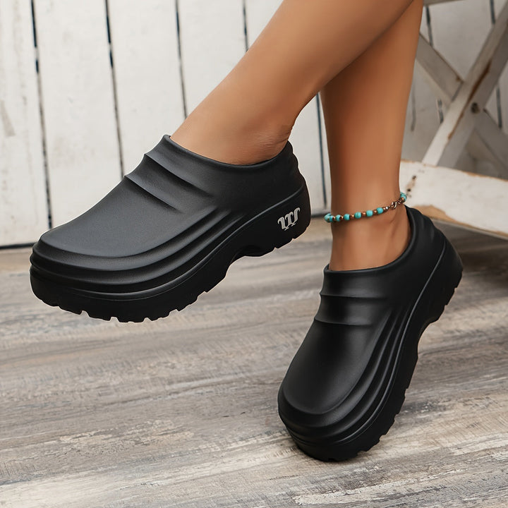 Orthopaedic Waterproof Clogs - AquaStep-Black-4.5-The Livary
