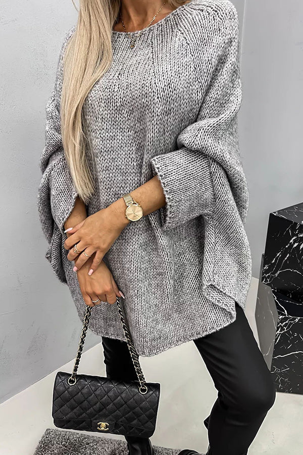 Stylish Ladies' Sweater with Round Neck - Isabelle