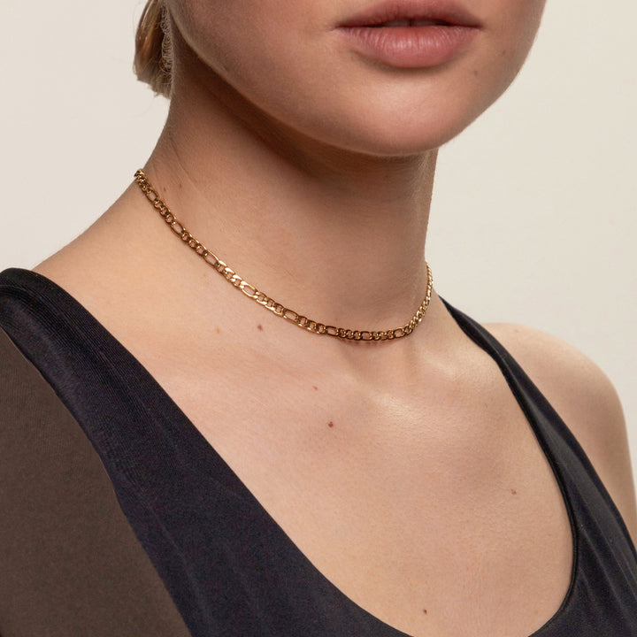Stylish Minimalist Choker - Lola-Gold-The Livary