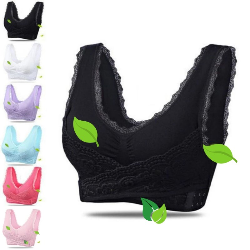 Comfortable Good Supporting Bra - Grace-Black-S-The Livary