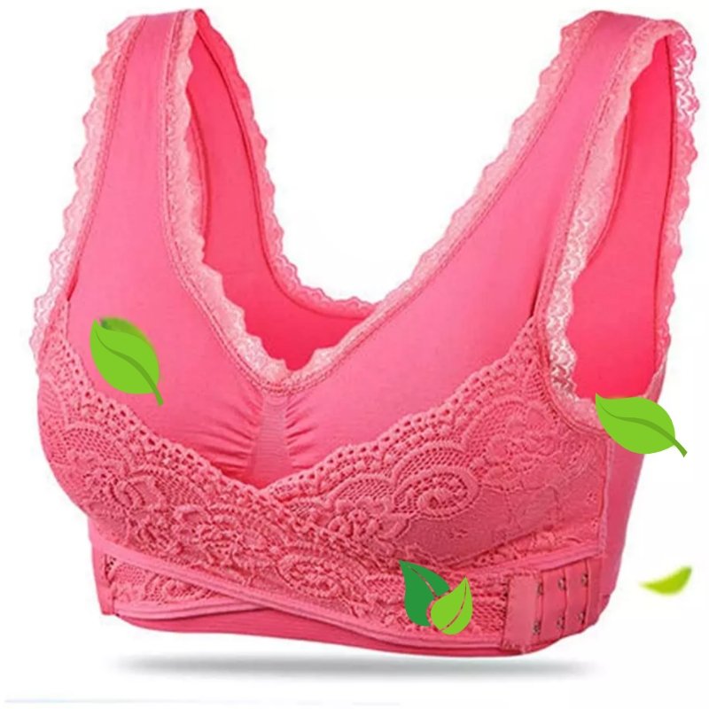 Comfortable Good Supporting Bra - Grace-Pink-S-The Livary