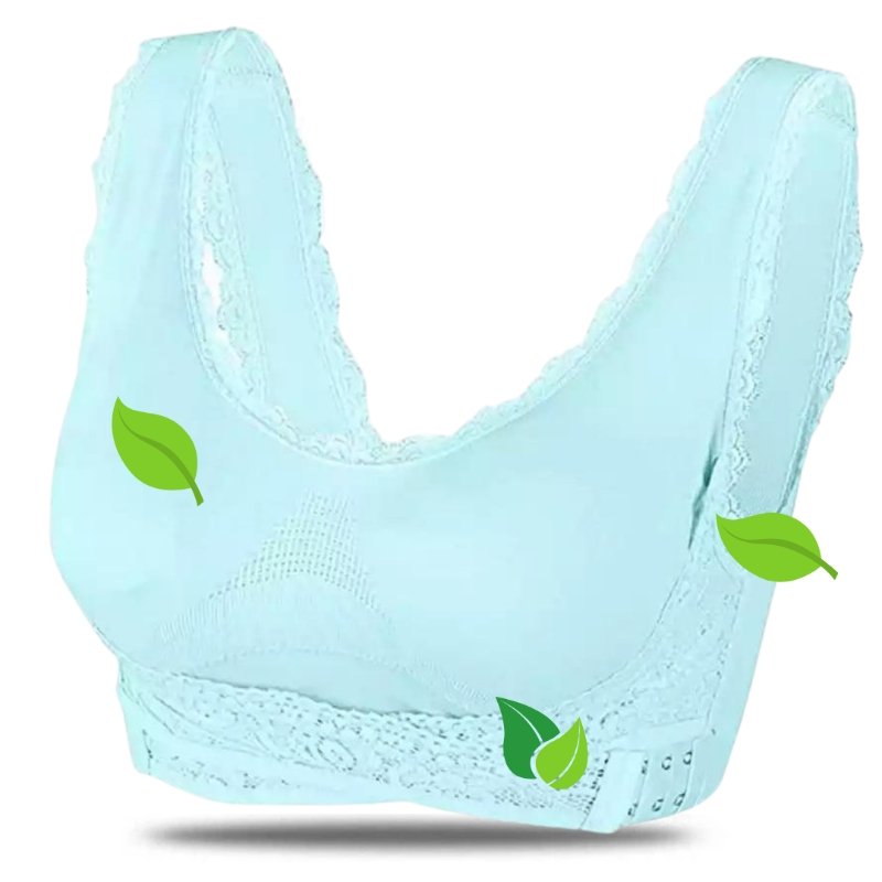 Comfortable Good Supporting Bra - Grace-Blue-S-The Livary