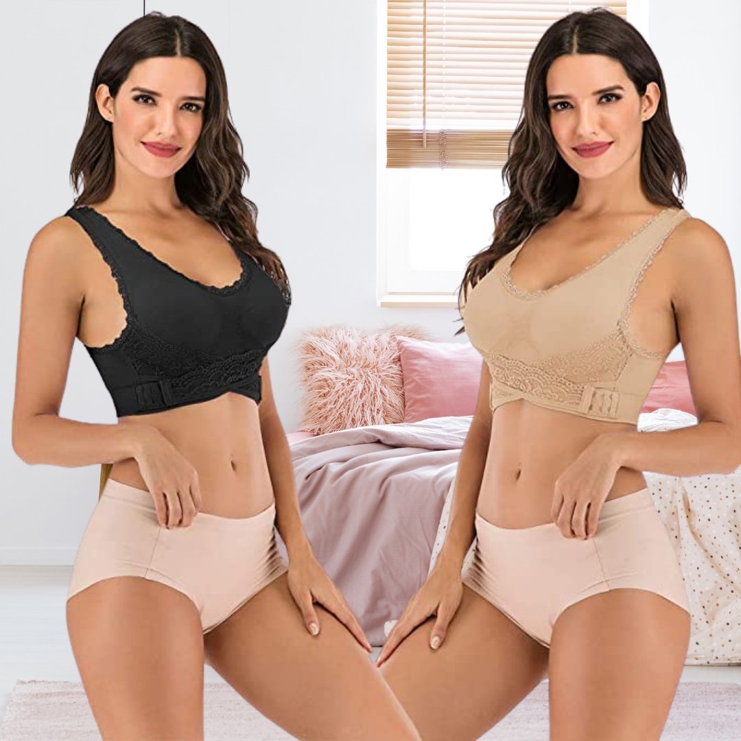 Comfortable Good Supporting Bra - Grace-Black-S-The Livary