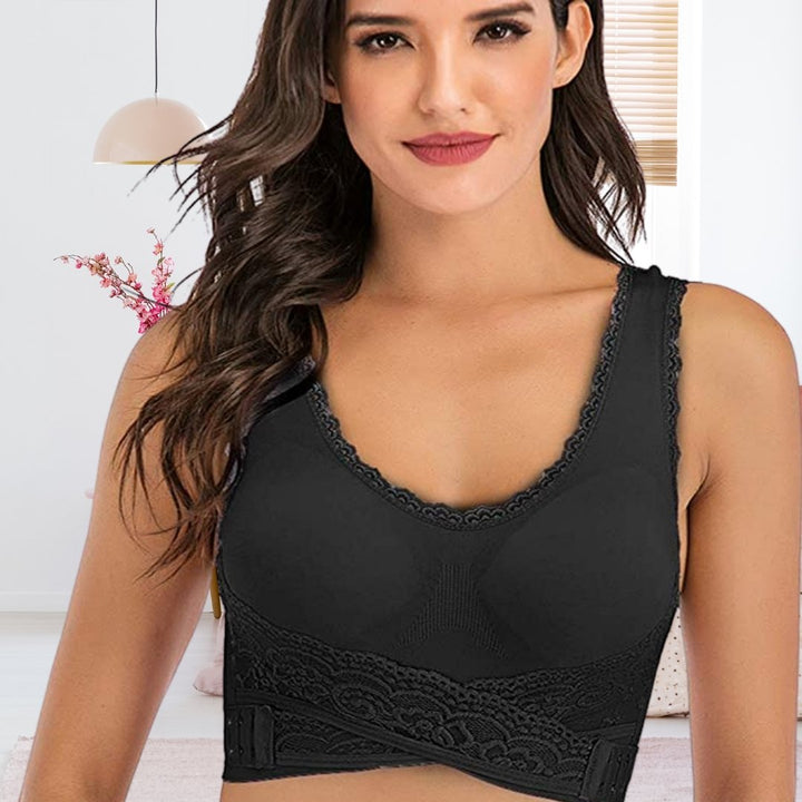 Comfortable Good Supporting Bra - Grace-Black-S-The Livary