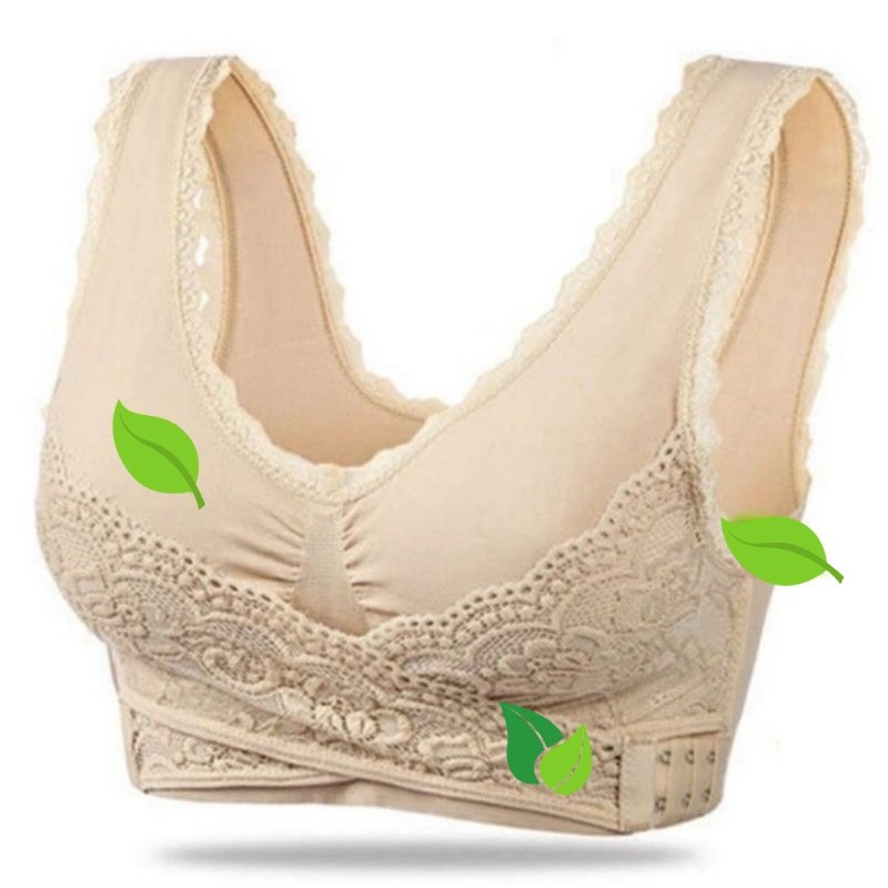 Comfortable Good Supporting Bra - Grace-Khaki-S-The Livary