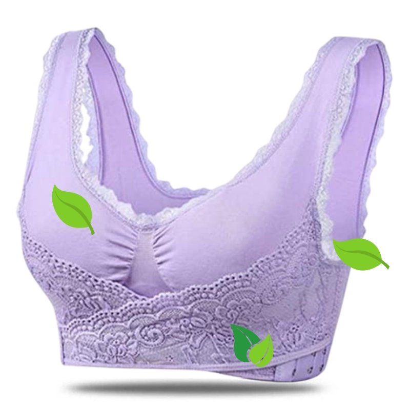 Comfortable Good Supporting Bra - Grace-Purple-S-The Livary