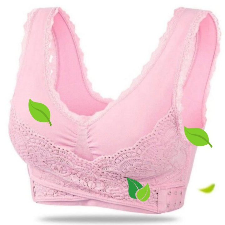 Comfortable Good Supporting Bra - Grace-Light pink-S-The Livary