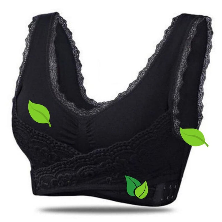 Comfortable Good Supporting Bra - Grace-Black-S-The Livary