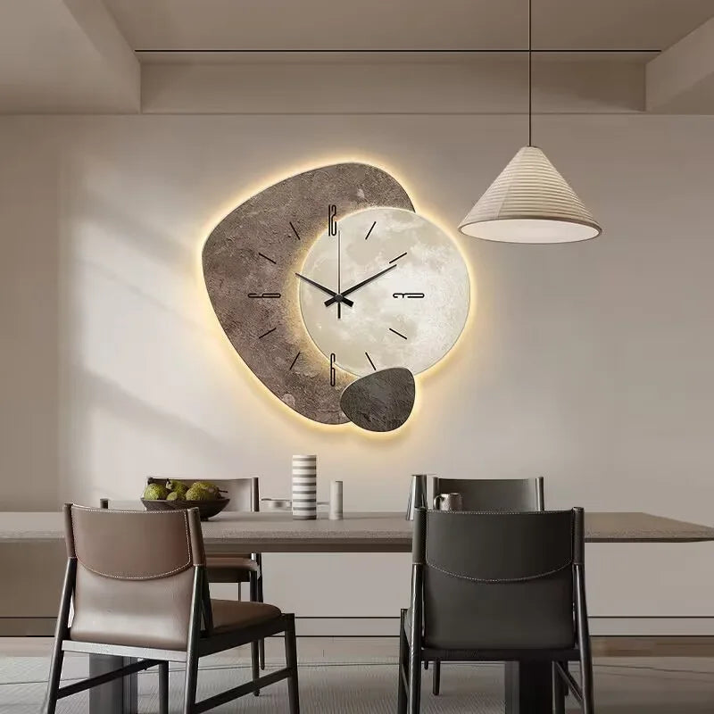 Minimalist Wall Clock in Scandinavian Design - NordiqTime-White-The Livary