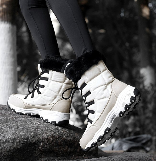 Fleece Lined Warm Snow Boots for Women - Eva