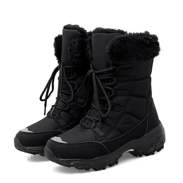 Fleece Lined Warm Snow Boots for Women - Eva