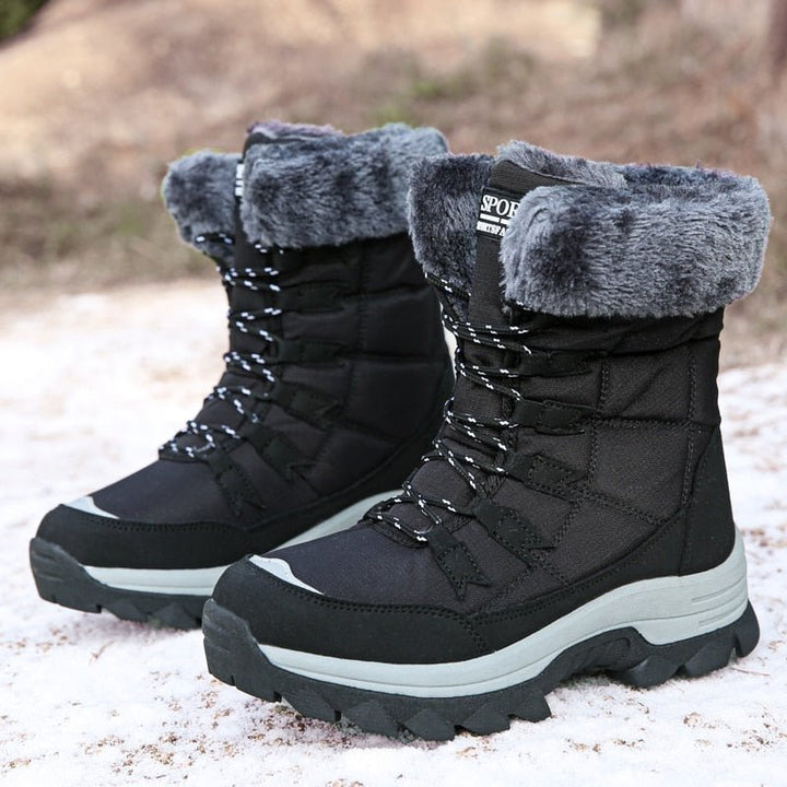 Fleece Lined Warm Snow Boots for Women - Eva