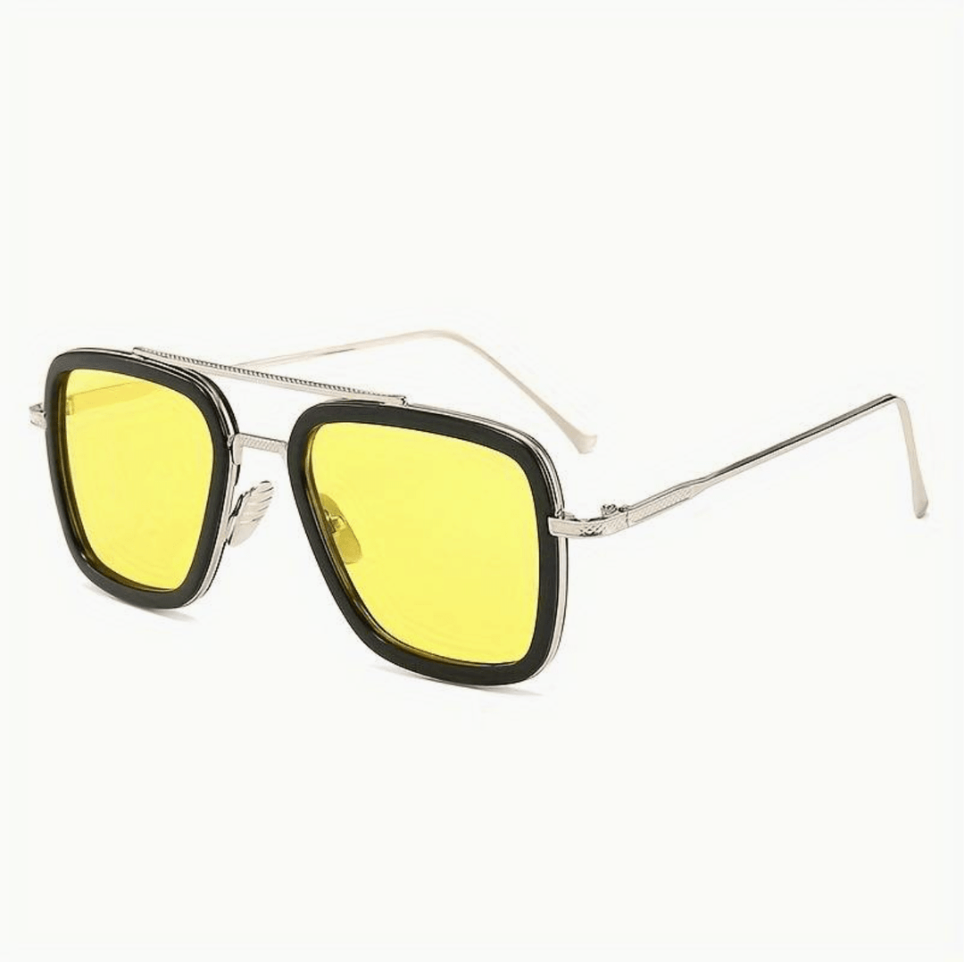 Trendy unisex sunglasses with a premium look – Miami Luxe-Yellow-The Livary