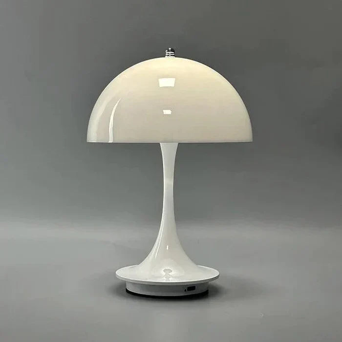 Dimmable & Wireless Flower Button Lamp - BloomGlow-White-The Livary