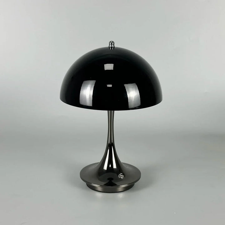 Dimmable & Wireless Flower Button Lamp - BloomGlow-Black-The Livary