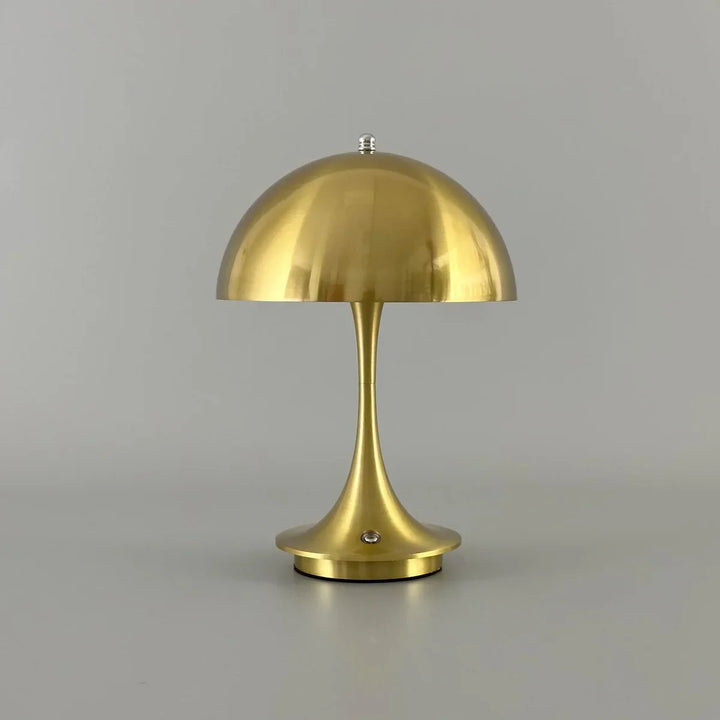 Dimmable & Wireless Flower Button Lamp - BloomGlow-Gold-The Livary
