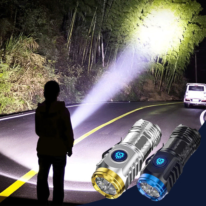Compact LED Torch - LumenTorch-Black-The Livary