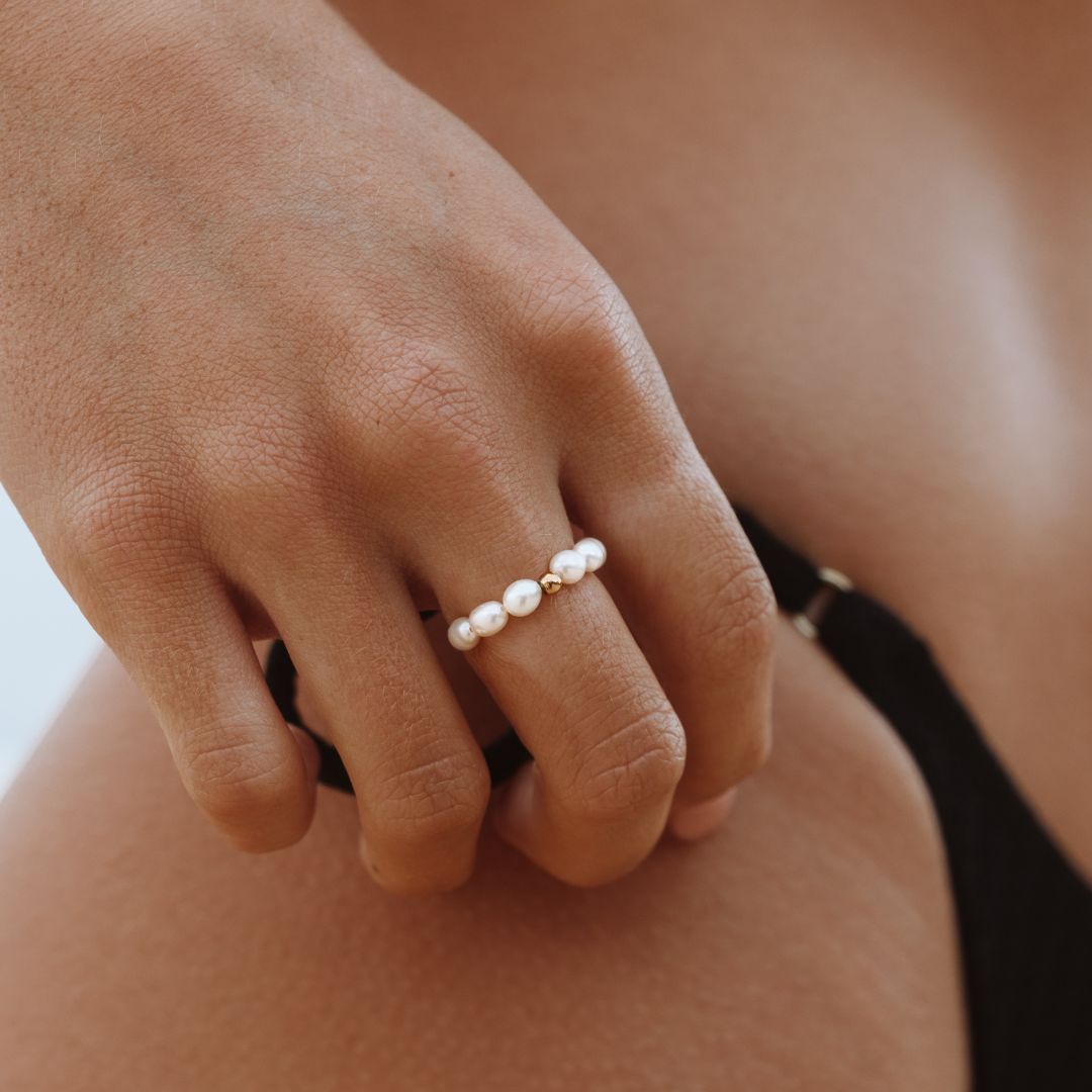 Ocean Pearl Ring for Ladies - Pearl-The Livary