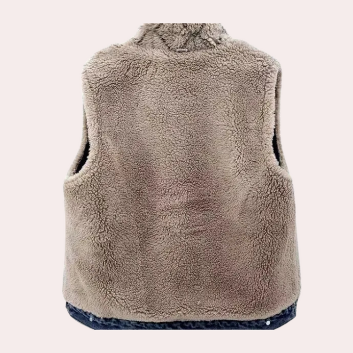 Modern Denim Gilet for Women - Noa-XS-The Livary