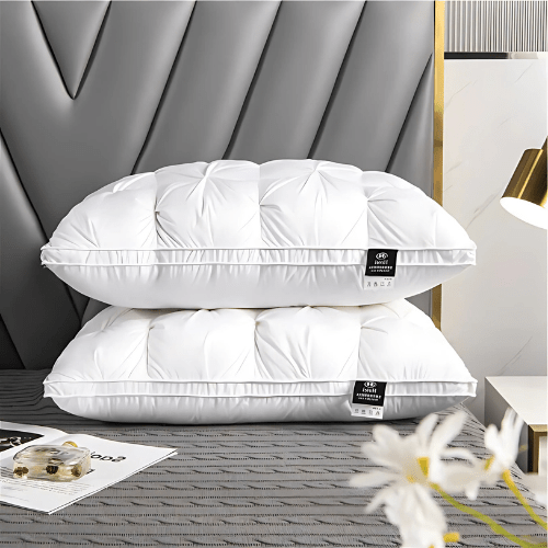 Goose Down Kiss for Luxurious Sleep - Aurélie-White-The Livary