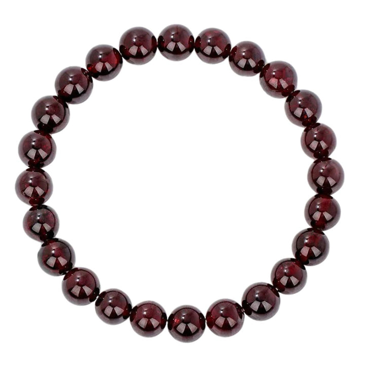 Natural Crystal Healing Energy Bracelet - Aria-Pomegranate-The Livary