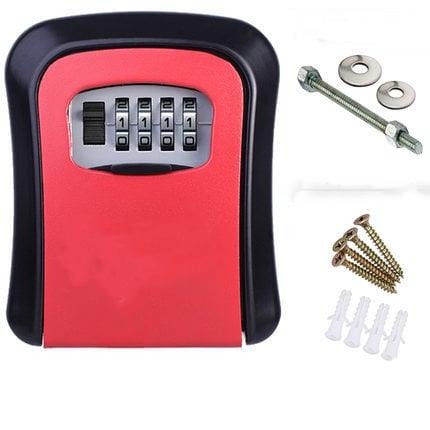 Secure Central Key Box - KeyVault-Red-The Livary