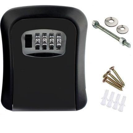 Secure Central Key Box - KeyVault-Black-The Livary