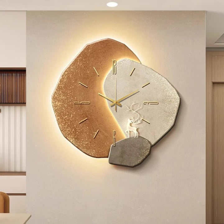 Minimalist Wall Clock in Scandinavian Design - NordiqTime-White-The Livary