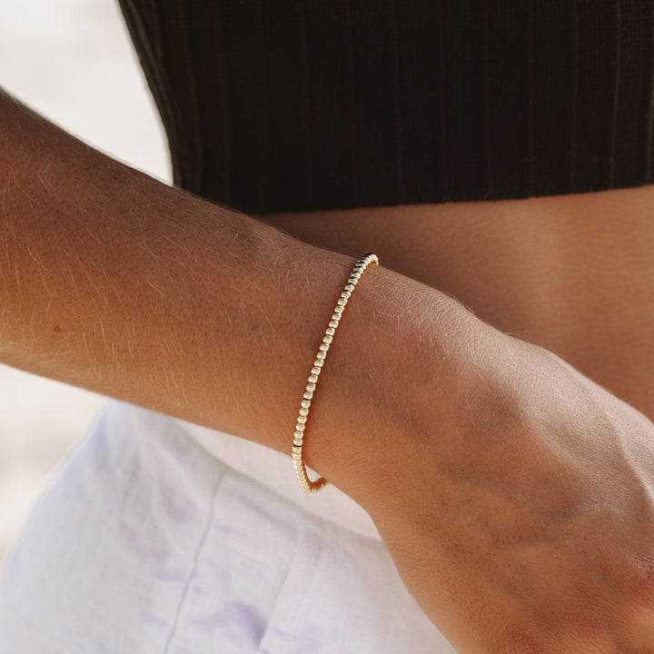 Nice Beaded Bracelet - Nova-Gold-The Livary