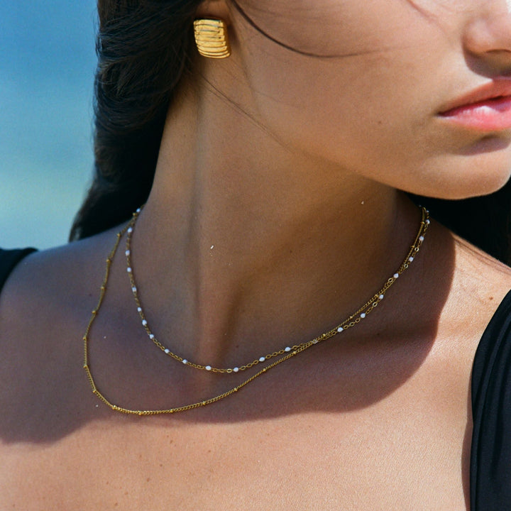 Double Bead Choker - Amara-The Livary