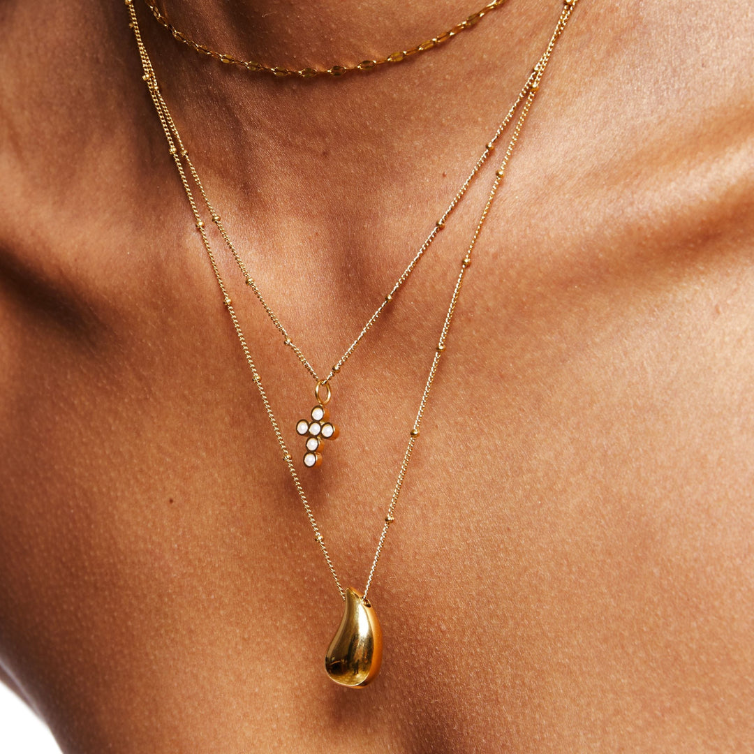 Droplet Necklace - Elara-The Livary