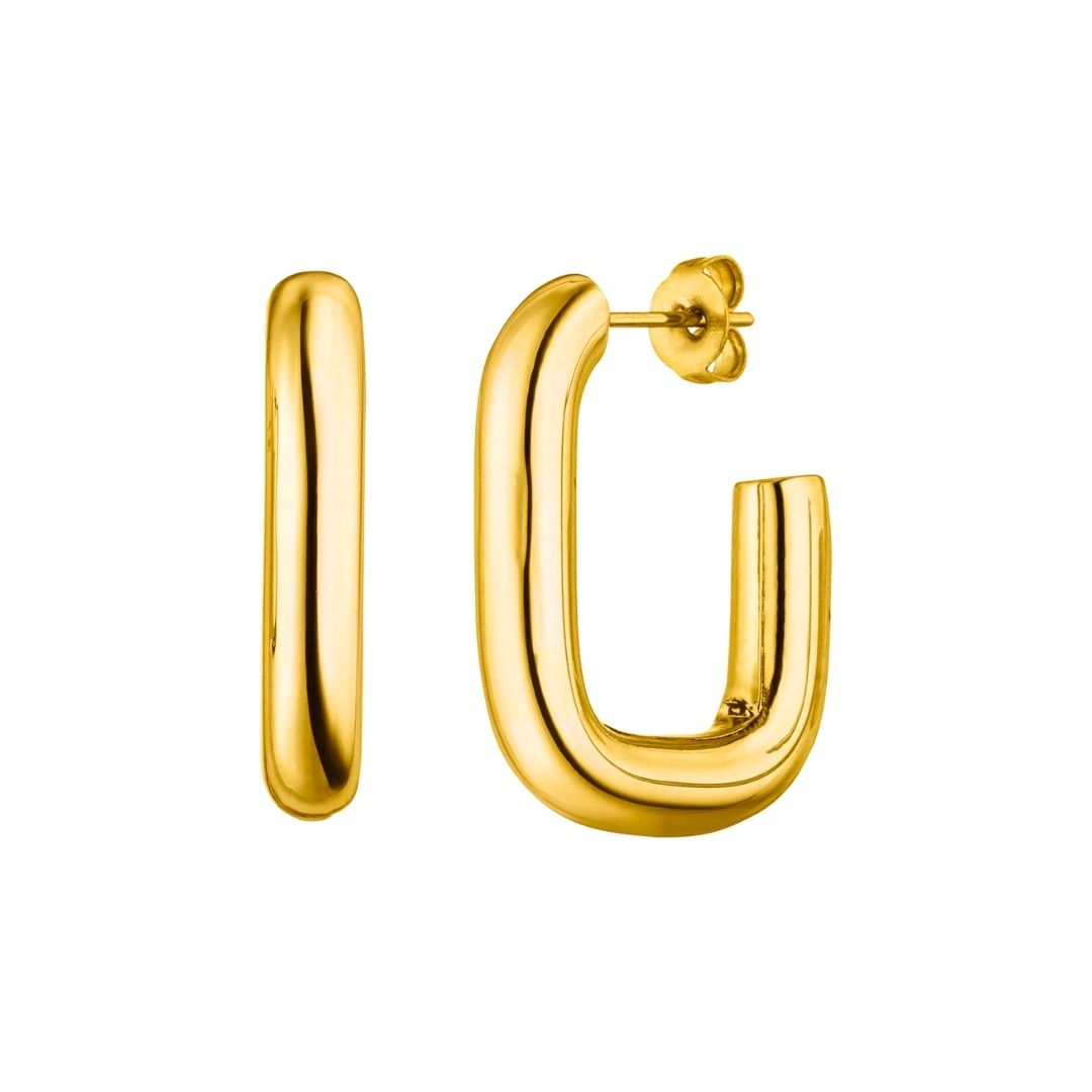 Stylish Earrings for Women - Naxos-Gold-The Livary