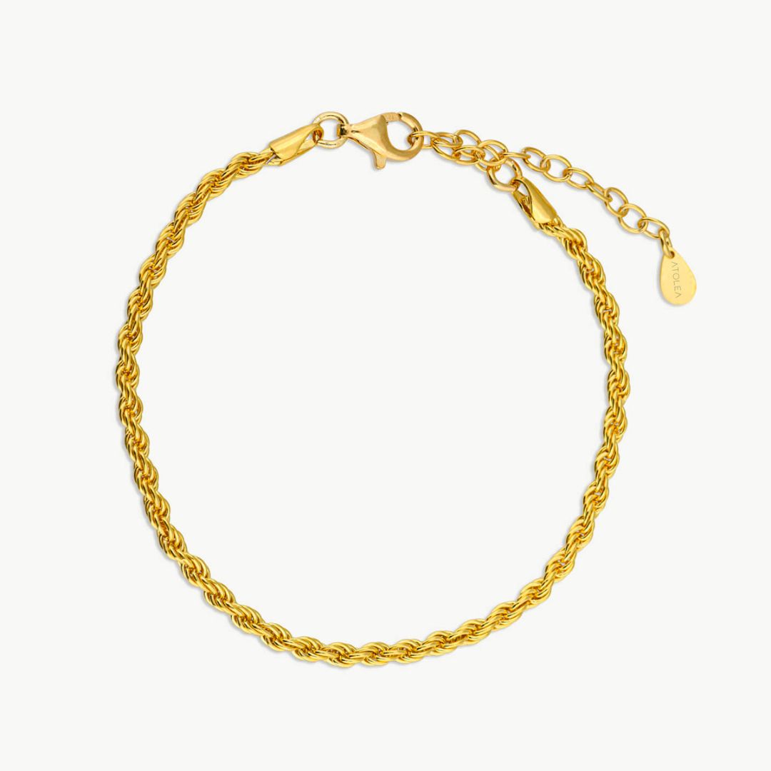Twisted Link Bracelet - Sienna-Gold-The Livary