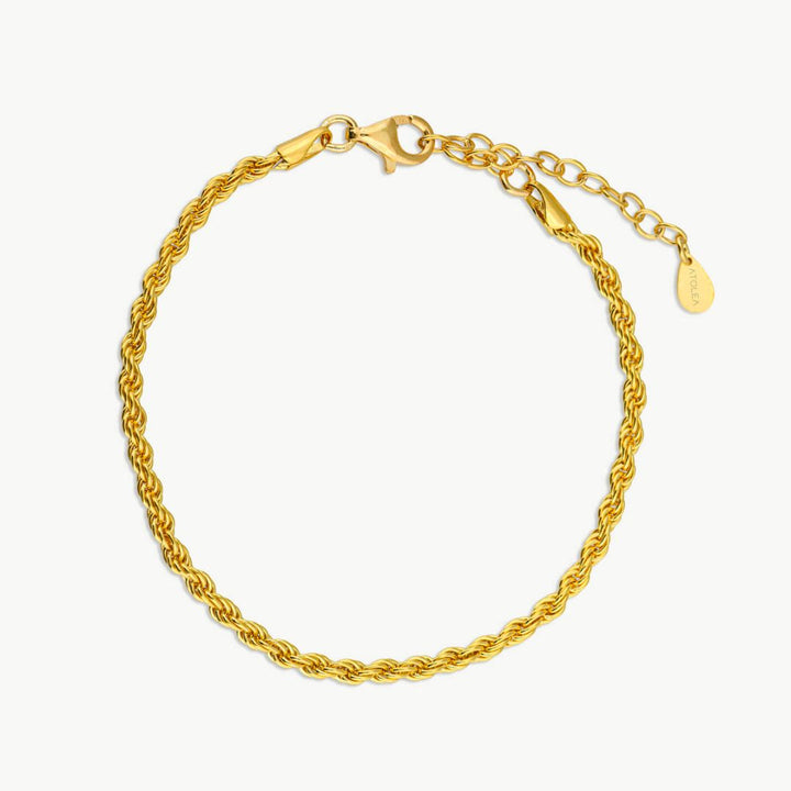 Twisted Link Bracelet - Sienna-Gold-The Livary