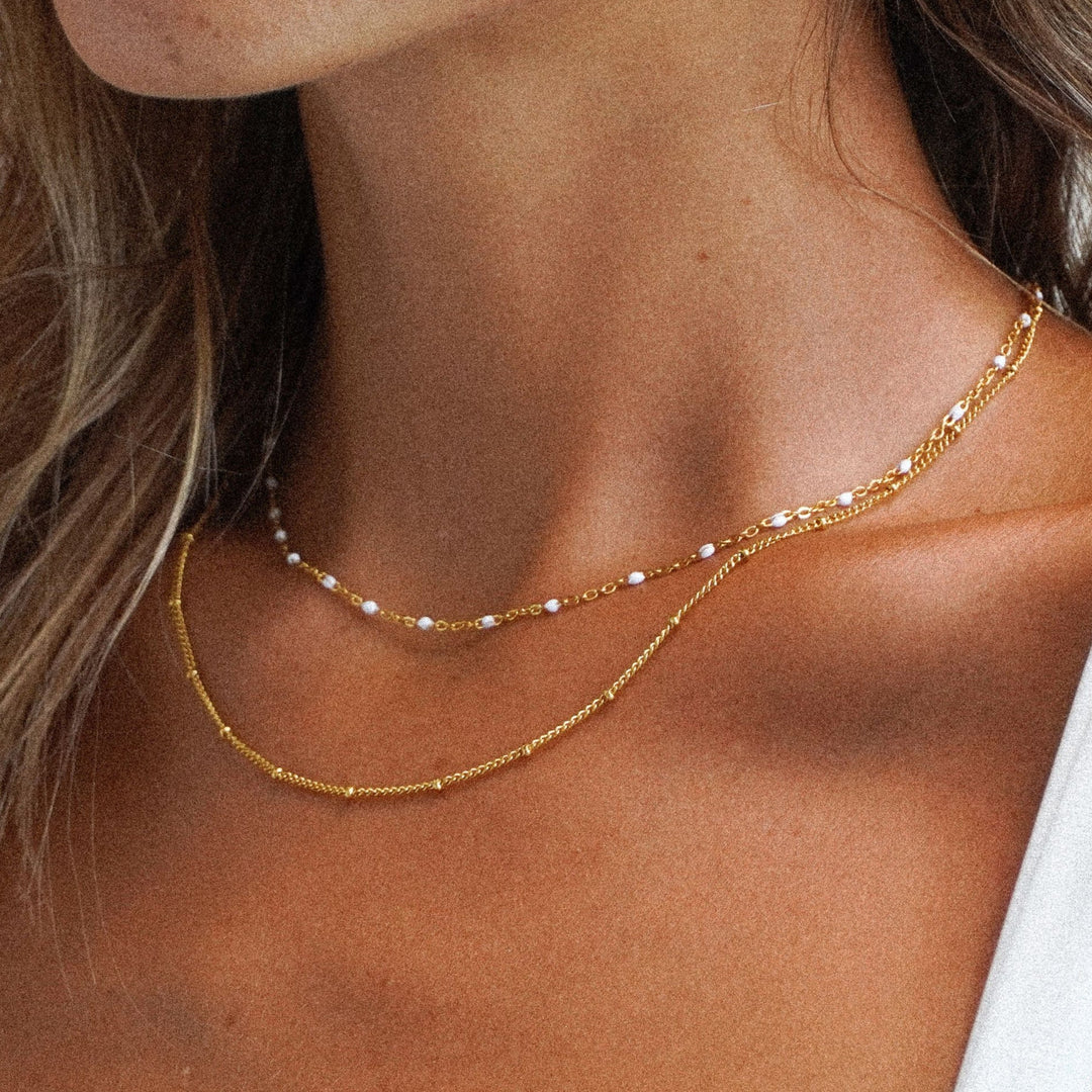 Double Bead Choker - Amara-The Livary