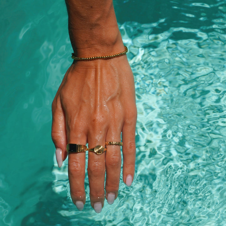 Sun Signet Ring - Solara-5-Gold-The Livary