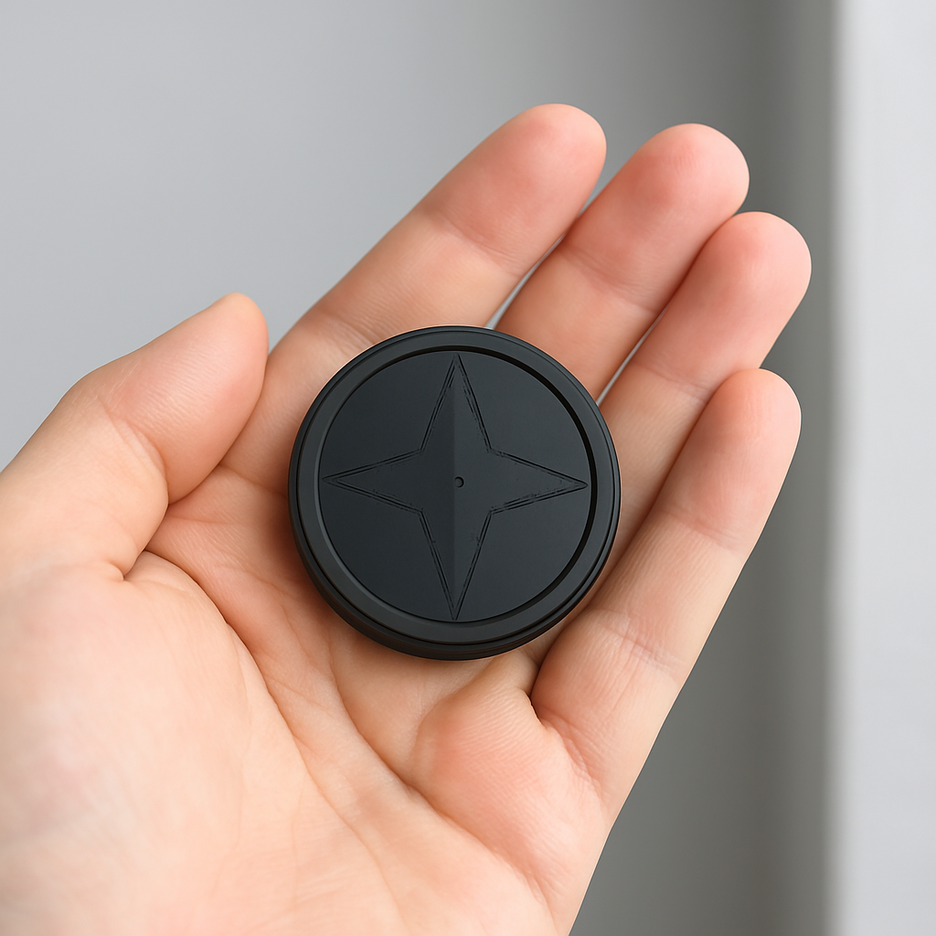 GPS Tracker Magnetic Compact – Real-time tracking for vehicles, pets & valuables – USB rechargeable-State of Style