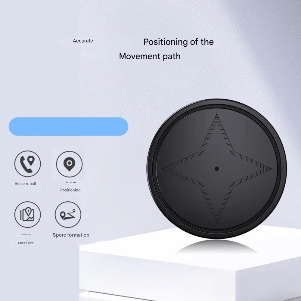 GPS Tracker Magnetic Compact – Real-time tracking for vehicles, pets & valuables – USB rechargeable-State of Style