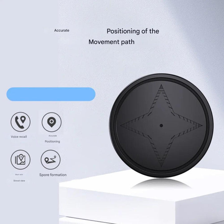 GPS Tracker Magnetic Compact – Real-time tracking for vehicles, pets & valuables – USB rechargeable-State of Style