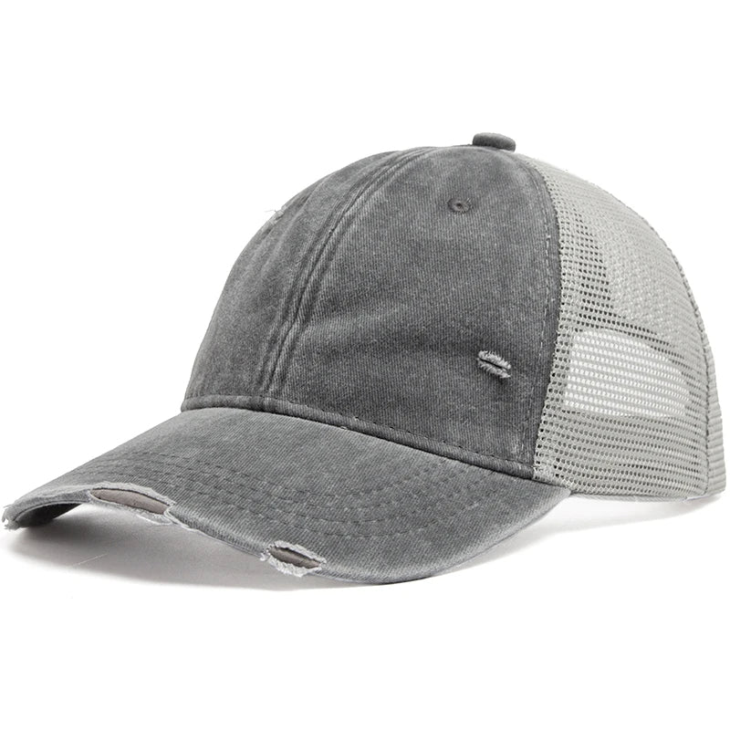 Cap with braid opening & mesh design – buy 1, get 1 free – Liora-Gry-The Livary