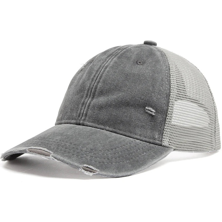 Cap with braid opening & mesh design – buy 1, get 1 free – Liora-Gry-The Livary