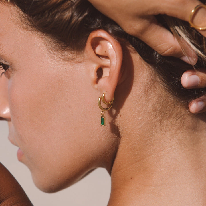 Sea Glitter Earrings - Liana-The Livary